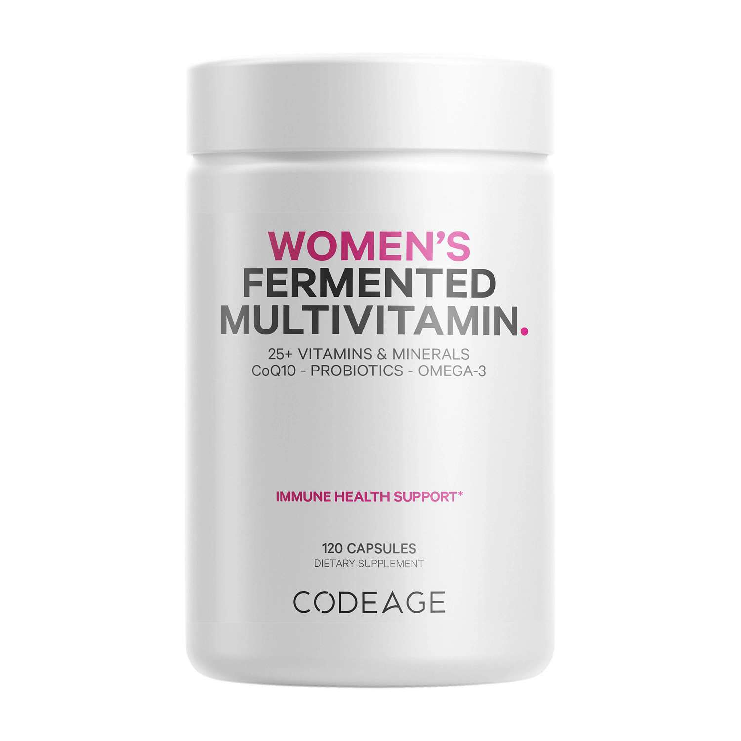 Women's Fermented Multivitamin - 120 Capsules (60 Servings)